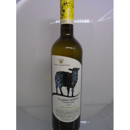 ΤΟ ΜΑΥΡΟ ΠΡΟΒΑΤΟ ΛΑΖΑΡΙΔΗ ΛΕΥΚΟ SEMILLON-SAUVIGNON BLANC 0.7Λ